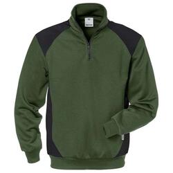 FRISTADS Sweatshirt 7048 SHV 122408-796 army grün-schwarz