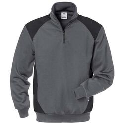 FRISTADS Sweatshirt 7048 SHV 122408-896 grau-schwarz