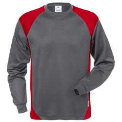 KANSAS Langarm T-Shirt 7071 THV 129025-866 grau-rot