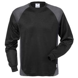 KANSAS Langarm T-Shirt 7071 THV 129025-996 schwarz-grau