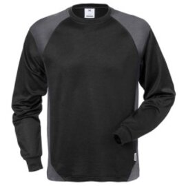 KANSAS Langarm T-Shirt 7071 THV 129025-996 schwarz-grau