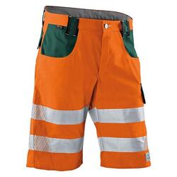KÜBLER REFLECTIQ Warnschutz-Shorts 2307-8340-3765 orange-grün