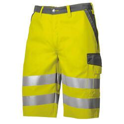 BP® Hi-Vis Comfort Warnschutz-Shorts 2014845-8653 gelb-grau