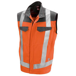 BP® Hi-Vis Comfort Warnschutzweste 2013845-8553 orange-grau