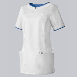 BP® Schlupfkasack für Damen 1700-485-2106 weiß-blau