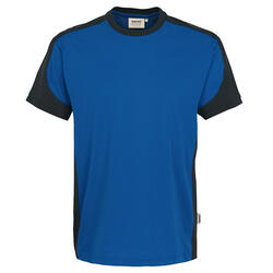 HAKRO T-Shirt Contrast Mikralinar® 290-010 royalblau/anthrazit
