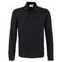 HAKRO Longsleeve-Poloshirt Mikralinar® 815-005 schwarz