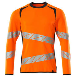 MASCOT® Sweatshirt 19084-781-14010 orange-schwarzblau