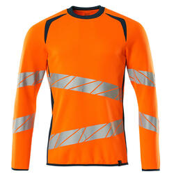 MASCOT® Sweatshirt 19084-781-1444 orange-dunkelpetroleum
