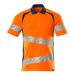 MASCOT® Poloshirt 19083-771-1444 orange-dunkelpetroleum