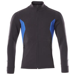 MASCOT® Sweatshirt mit Reißverschluss 18484-962-01091 schwarzblau-azurblau