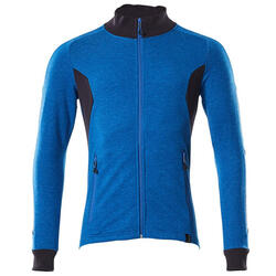 MASCOT® Sweatshirt mit Reißverschluss 18484-962-91010 azurblau-schwarzblau