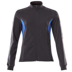 MASCOT® Sweatshirt mit Reißverschluss Damen 18494-962-01091 schwarzblau-azurblau