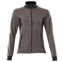 MASCOT® Sweatshirt mit Reißverschluss Damen 18494-962-1809 dunkelanthrazit-schwarz