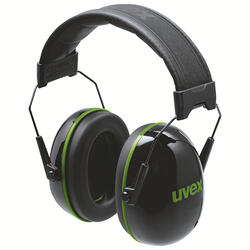 UVEX Kapselgehörschützer K10 2630010 schwarz-grün 30dB