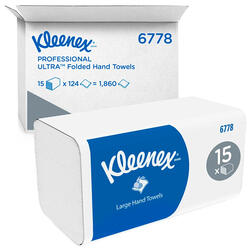 KIMBERLY CLARK Kleenex® Ultra™Handtücher Interfold weiß 6778