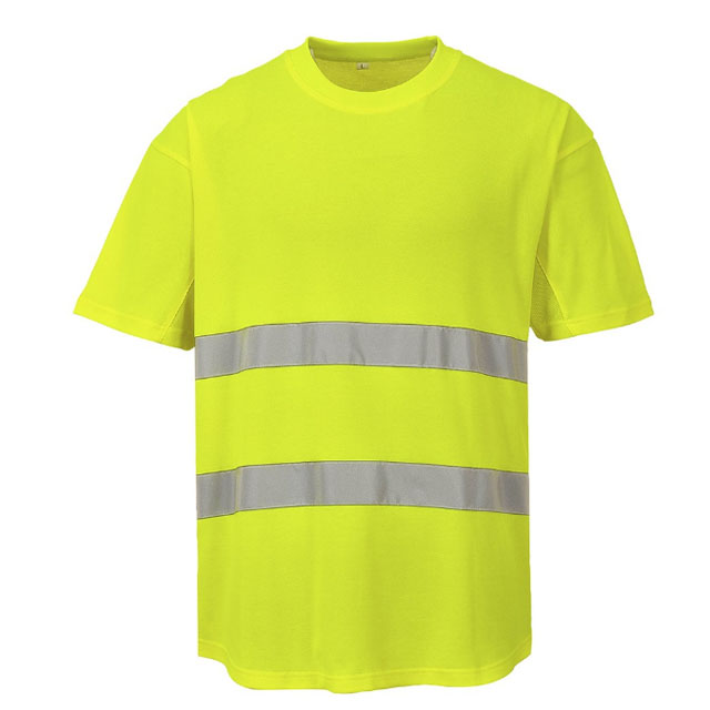 PORTWEST Netz-T-Shirt C394 gelb