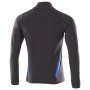 MASCOT® Sweatshirt mit Reißverschluss 18484-962-01091 schwarzblau-azurblau