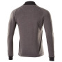 MASCOT® Sweatshirt mit Reißverschluss 18484-962-1809 dunkelanthrazit-schwarz