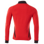 MASCOT® Sweatshirt mit Reißverschluss 18484-962-20209 verkehrsrot-schwarz