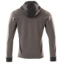 MASCOT® Kapuzensweatshirt mit Reißverschluss 18584-962-1809 dunkelanthrazit-schwarz